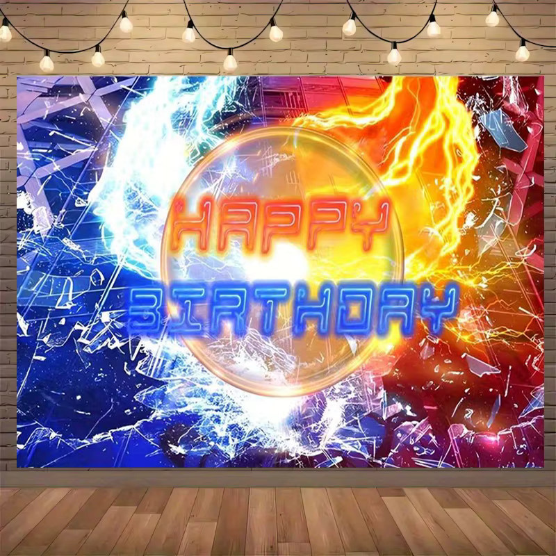 VIKAMA Wandteppich für Party und Geburtstag, abstrakter Hängender Wandteppich in Mehrfarbig, B/H: 58 x 75 cm - Bild 4