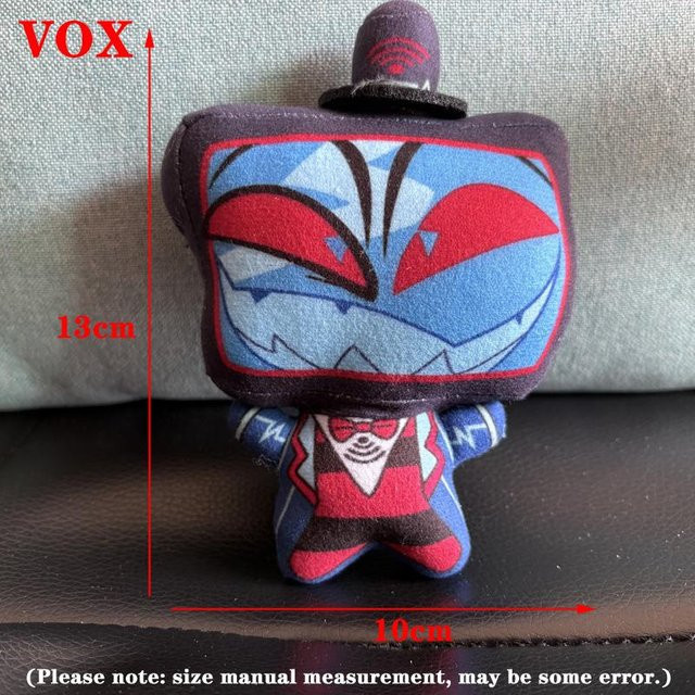 Yiran toy Hazbin Hotel Vox Lucifer Plüschtier, 13cm, ab 14 Jahren - Bild 1