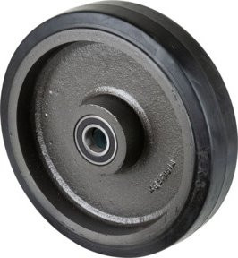 BS Rollen Gummirad in Schwarz aus Kunststoff (B81.303) - Bild 1