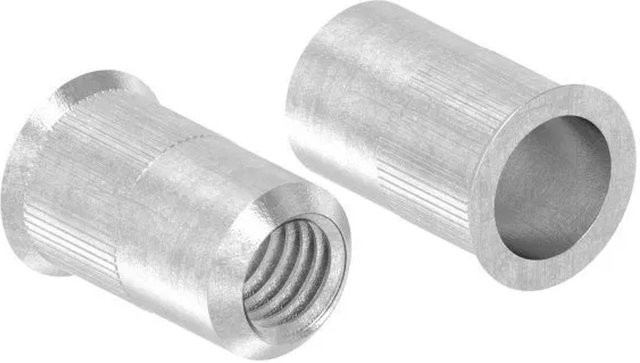 FeNau Blindnietmutter Edelstahl V2A M5 mit Senkkopf und Bohrungsdurchmesser 7,0 mm in Silber - Bild 1