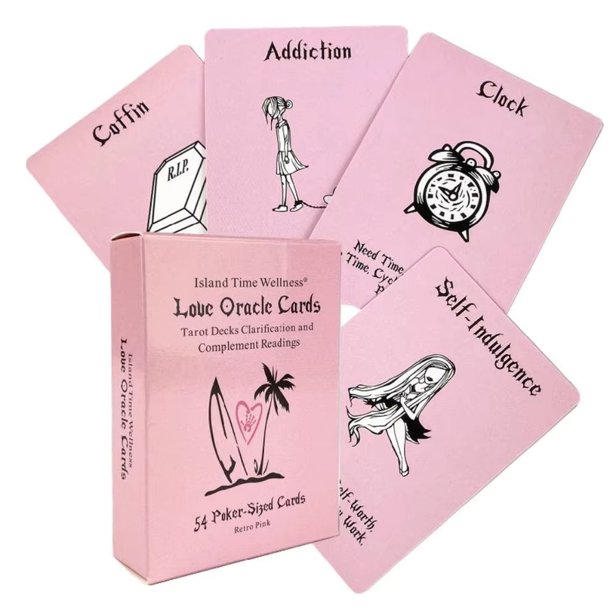 Insel Zeit Wellness Liebe Orakel Karten Tarot Decks, 54-Karten-Deck - Bild 2
