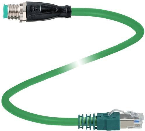 Pepperl+Fuchs Sensor-Aktor-Steckverbinder konfektioniert Cat5e Ethernet/LAN grün 100 m - Bild 1