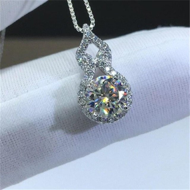 YIRAN Jewelry Anhänger, 925 Silber, Zirkonia, Damen - Bild 1