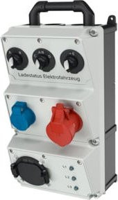 Mennekes E-Mobil Prüfbox für Ladestationen 320011, Grau/Schwarz/Weiß, B/T/H: 22,5 x 16,5 x 39,0 cm - Bild 1