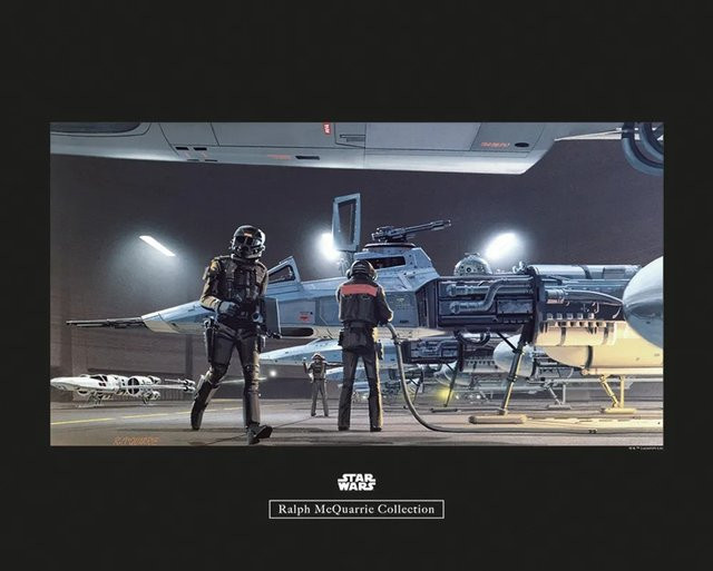 Komar Wandbild Star Wars Y-Wing Paper Poster Multicolor B: 50 cm, H: 40 cm - Bild 1