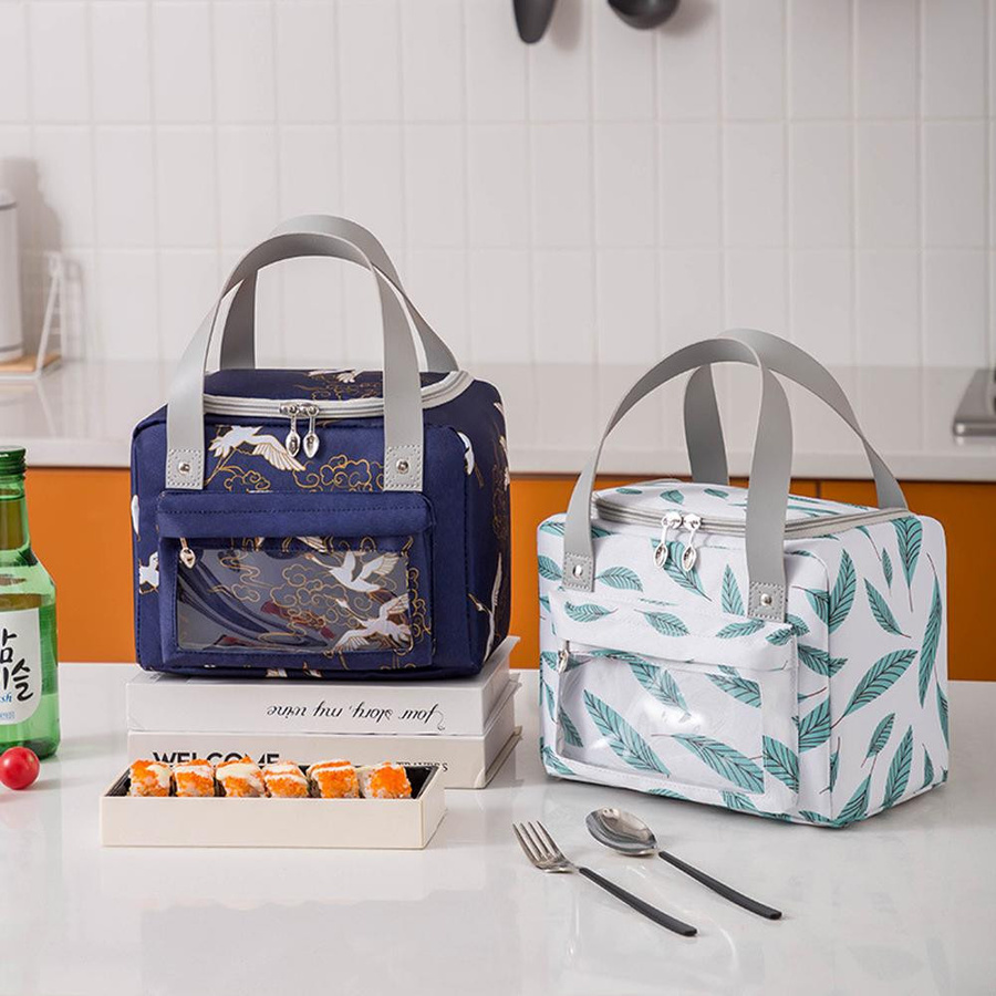 Isolierte Lunchtasche von TOMTOP JMS in Violett, wasserdicht und wiederverwendbar - Bild 3
