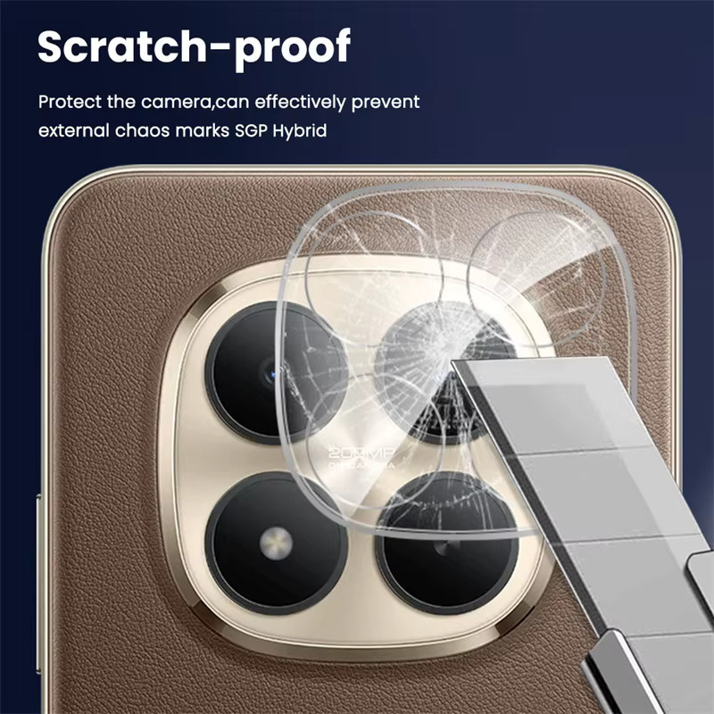 Xiaomi Redmi Note 15 Pro+ 5G Kameralinsen-Schutz aus transparentem 3D Kristall-Hartglas - Bild 3