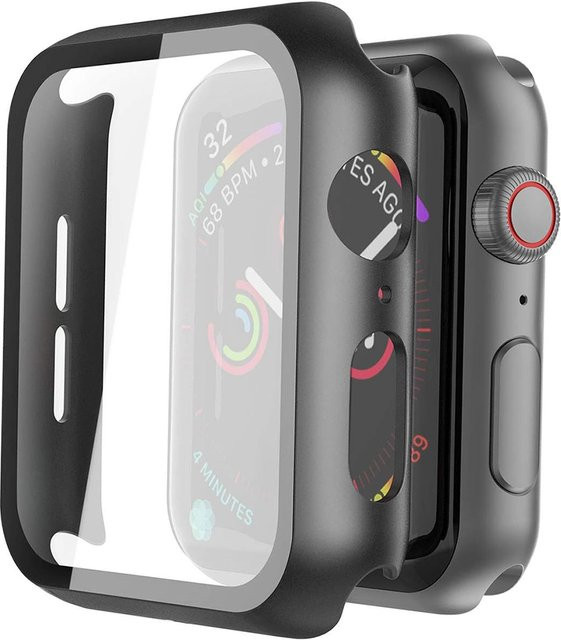 Apple Schutzhülle für Apple Watch, Silikon, Schwarz, Unisex - Bild 1