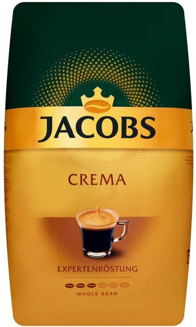 Jacobs Kaffee, Crema, Bohnen, 1 kg - Bild 1