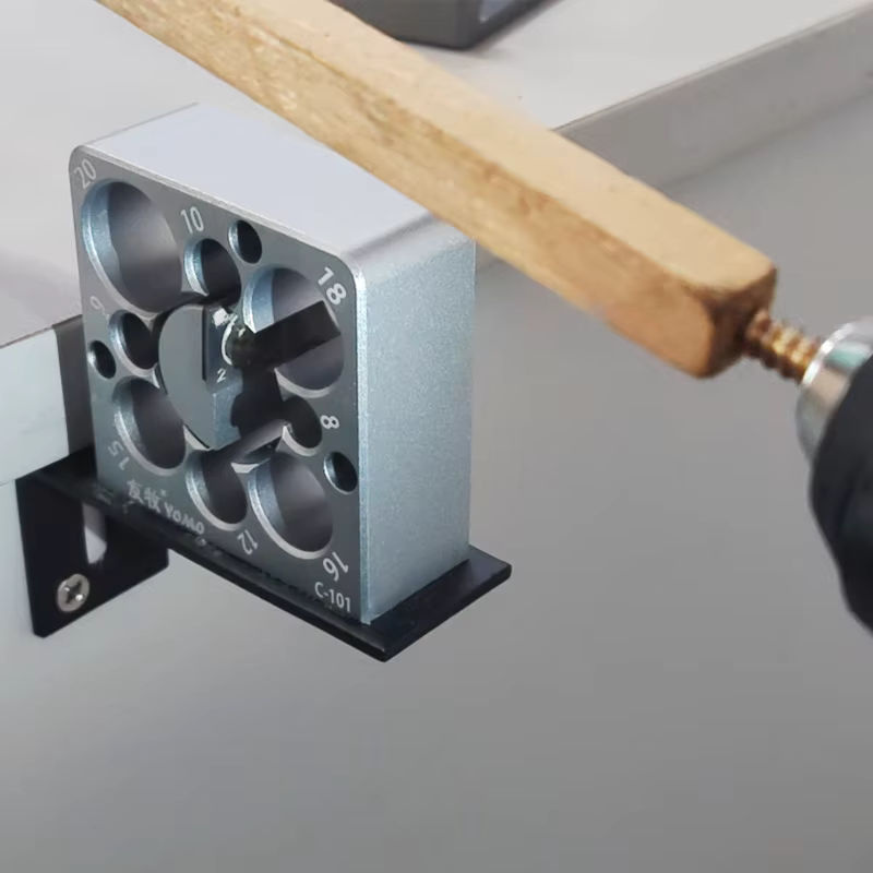 YOMO Dübel Maker Jig Kit für 8mm bis 20mm, Einstellbares Hilfswerkzeug zur Herstellung runder Holzstäbe für die elektrische Bohrmaschine - Bild 4