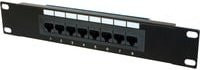 Digitus DN-91508U 8 Port Netzwerk-Patchpanel CAT 5e in Schwarz und Grau, Breite: 254 mm, 1 HE - Bild 2