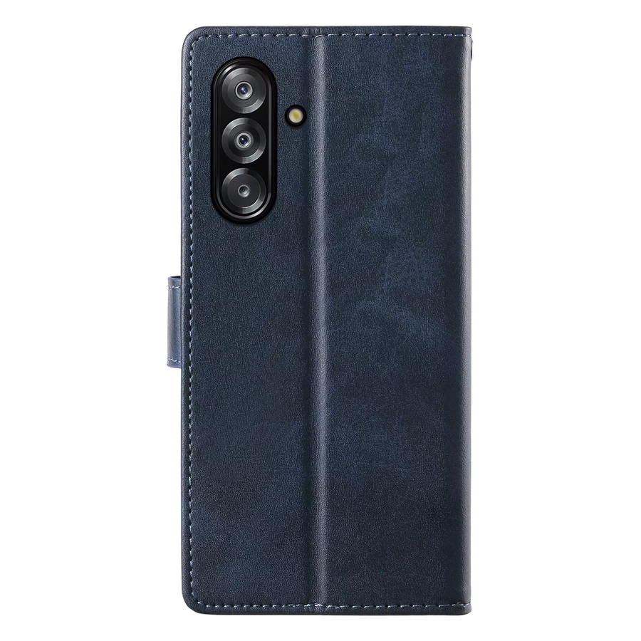 Leder Flip Case Wallet Cover für Samsung Galaxy (A17 A37 A57 A27 A36 A56 A16 A26 A15 A35 A55 A25 A05S A06 A14 A34 A54 A13 A53) in Braun - Bild 2