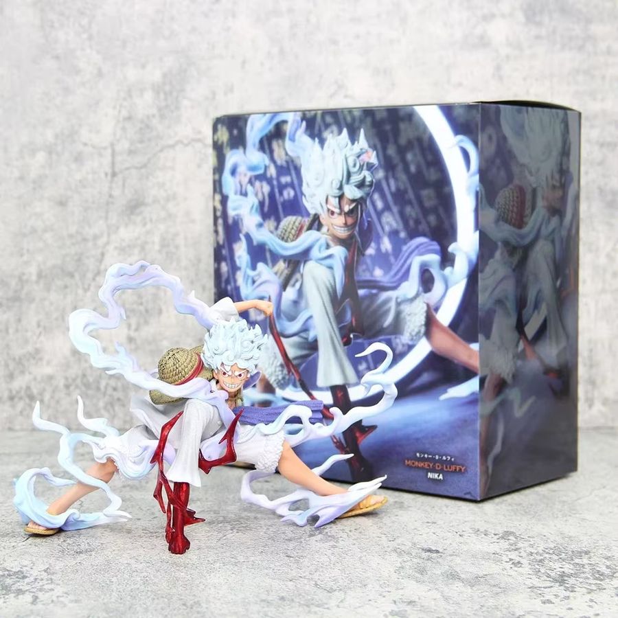 Bandai One Piece Anime Figur Nika Luffy Gear 5 Sonnengott aus PVC, Höhe: 15 cm - Bild 2