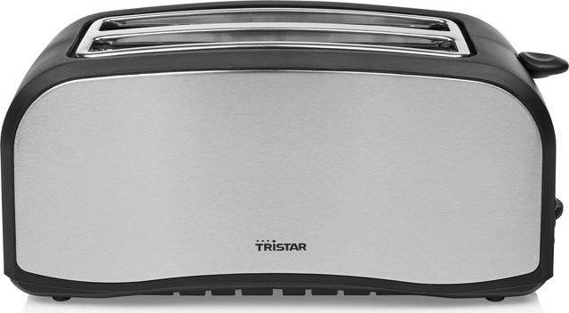 Tristar BR-1046 Doppel-Langschlitztoaster aus Edelstahl in Grau, Schwarz und Silber mit 1400 W - Bild 2
