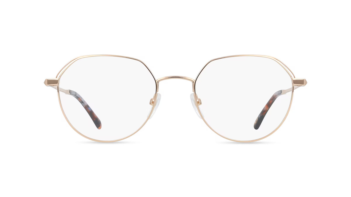 Zadig & Voltaire VZV291 Brille, Vollrand, Quadratisch, Metall, Unisex, pink - Bild 1