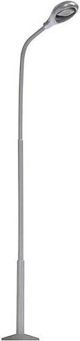 Busch H0 Stahlrohrmastlampe Fertigmodell in Silber und Weiß - Bild 1