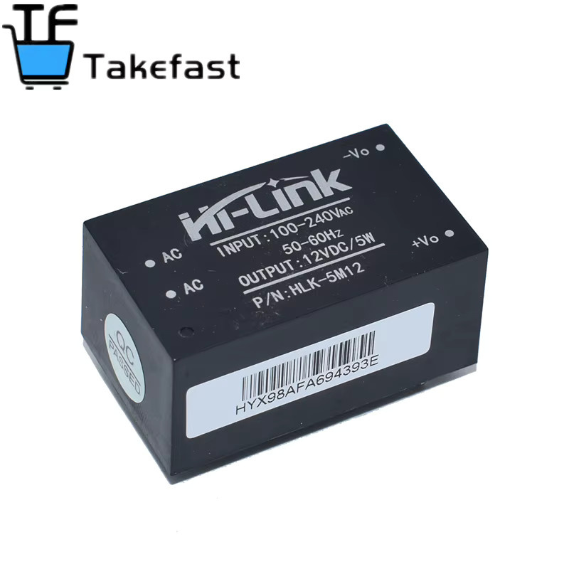 XIASONGXIN LIGHT Buck Step Down Stromversorgungsmodul Konverter HLK-5M05 HLK-5M03 HLK-5M12 Schwarz - Bild 1