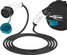 Ansmann eMobility Typ2 Autoladekabel 11kW, 3-phasig, Länge: 5 m, anthrazit-blau-weiß - Bild 3