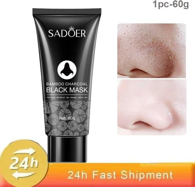 Perfect skin Mitesserentferner-Maske mit Bambuskohle und Aloe Vera, Unisex - Bild 1