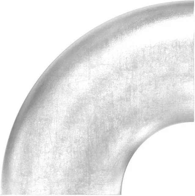 FeNau Schweißbogen 90 Grad aus Edelstahl V2A in Silber, Ø 25,0 mm x 2,0 mm, ungeschliffen - Bild 1