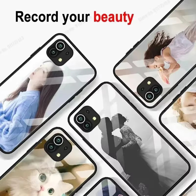 Personalisierte Handyhülle aus gehärtetem Glas für Samsung Galaxy S25 Ultra und S25 Plus 5G, transparent mit eigenem Bild gestaltet - Bild 3