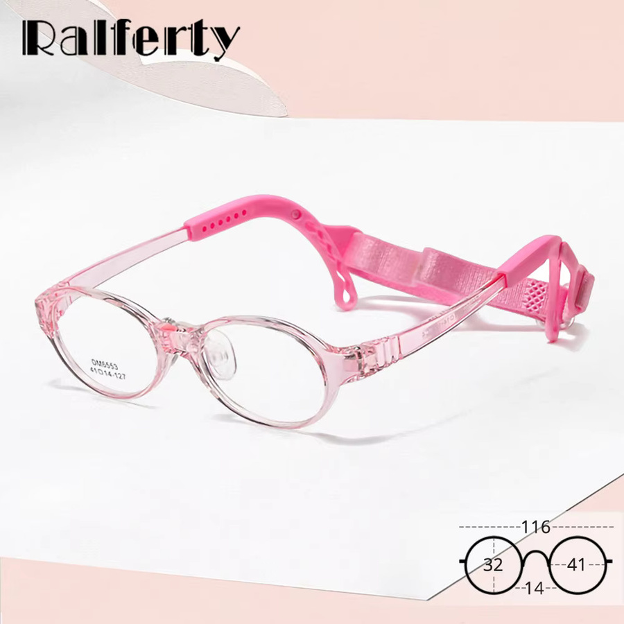 Ralferty Kinderbrille, oval, TR90, Vollrand, Unisex - Bild 2