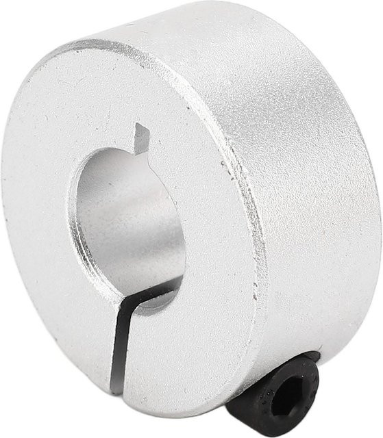 10 Stück Wellenkragen Painter aus Aluminiumlegierung in Silber mit Schrauben, offener Typ, 12mm Bohrung - Bild 1