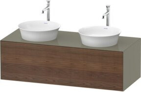 Duravit Waschtischunterschrank White Tulip in Weiß, Wandmontage, B/T: 130 x 55 cm - Bild 1