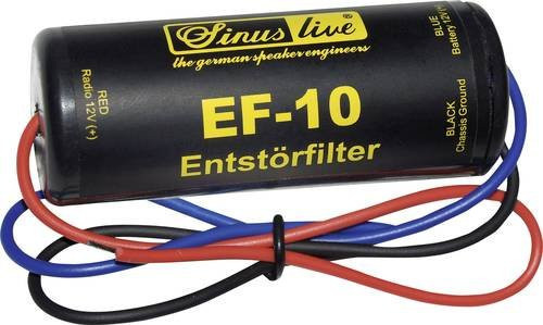 Sinuslive EF-10 Entstörfilter in Schwarz - Bild 1