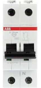ABB S201-D10NA Leitungsschutzschalter 10A 230V 2CDS251103R0101 - Bild 1