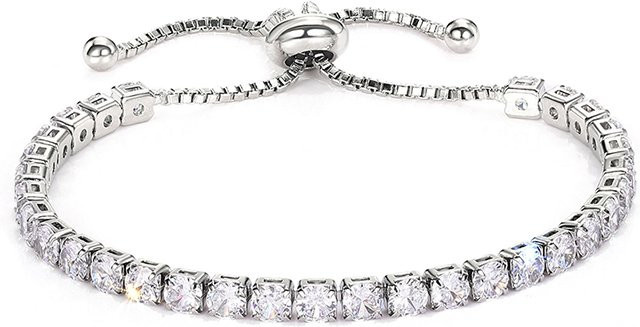 Huitan Armband, Zirkonia, Silber, Damen - Bild 1