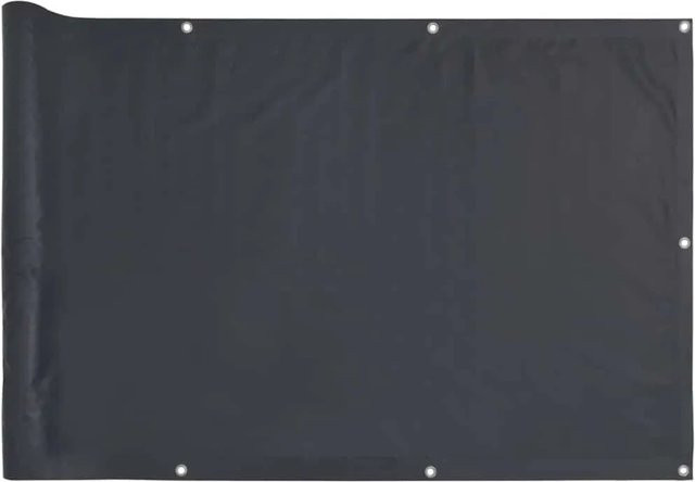vidaXL Balkon-Sichtschutz aus PVC in Anthrazit, B/H: 400 x 120 cm - Bild 1