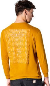 STIER Longsleeve S aus Baumwolle in Golden Brown - Bild 1