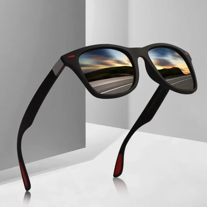 MOYOKA Sonnenbrille, Quadratisch, Vollrand, Schwarz, Kunststoff - Bild 2