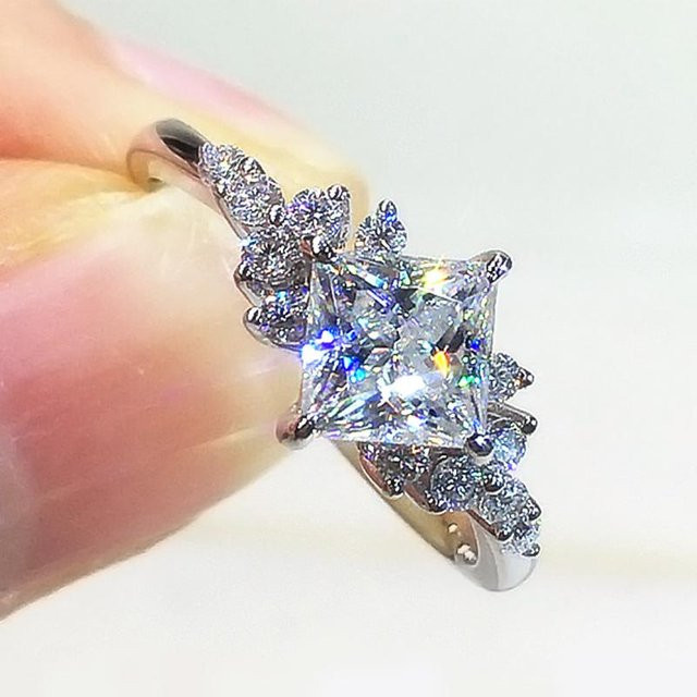 Huitan Ring, Kupfer, Zirkonia, Damen - Bild 1