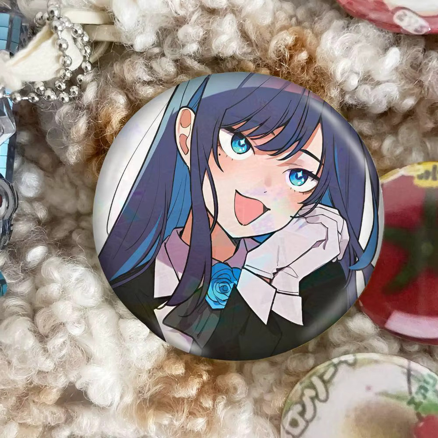AdoS Brosche, Anime Snap-in Pins, Cartoon Charakter - Bild 3