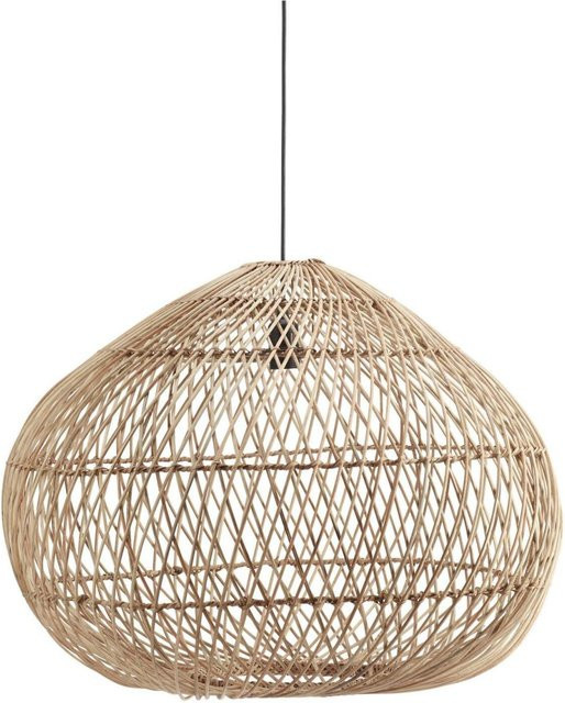 PR Home Outdoor Hängelampe Karen aus Rattan in Beige, B/T/H: 51 x 43 x 43 cm - Bild 1