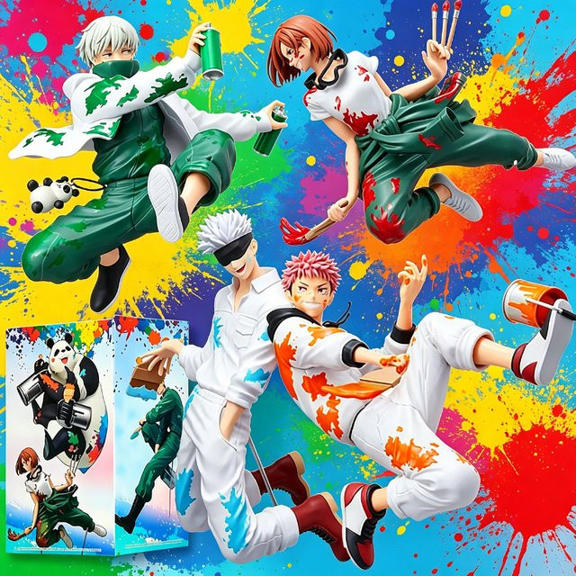 SEGA Jujutsu Kaisen Graffiti Battle Anime-Figuren - Bild 1