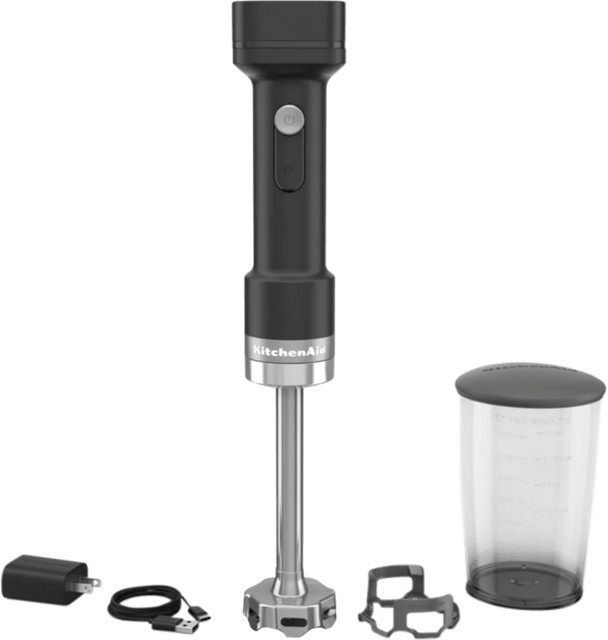 KitchenAid Go Kabelloser Stabmixer 5KHBRV71BM in Schwarz - Bild 1