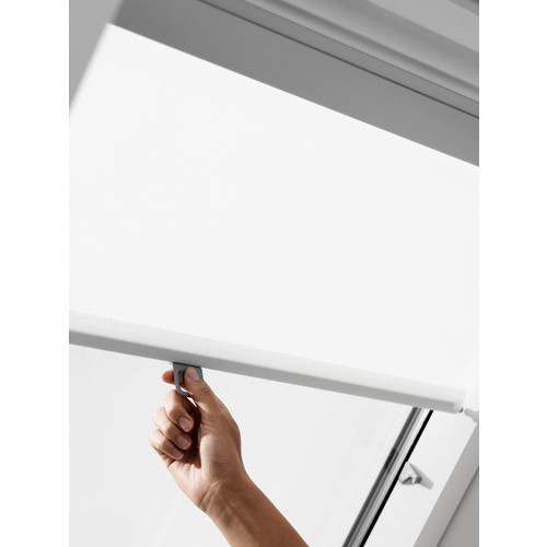 Velux Raffrollo RHL MK00 1028 Sichtschutz Weiß aus Polyester mit Haltekrallen - Bild 2
