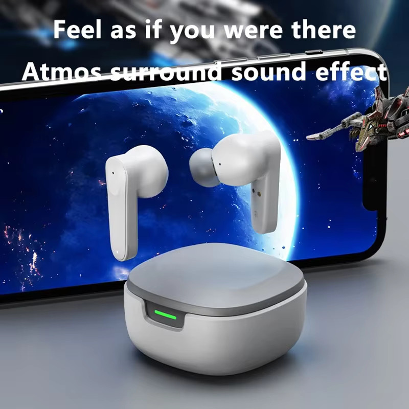 Lenovo A98 Wireless Earbuds Bluetooth 5.4 In-Ear Kopfhörer mit Noise Cancelling und Mikrofon, wasserfest, in Schwarz oder Weiß - Bild 4
