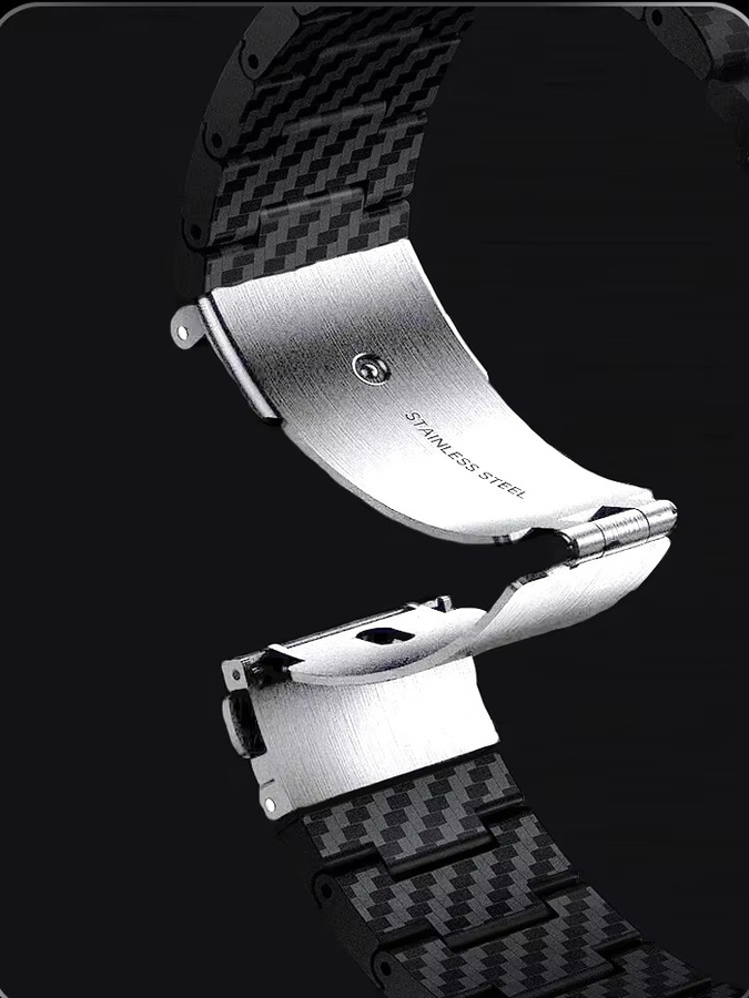 Suunto Uhrenarmband Kohlefaser, Schwarz, Unisex - Bild 2