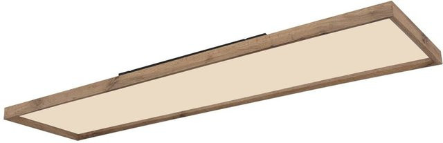 Globo LED-Deckenleuchte Cinderella 1-flammig in Weiß matt und Schwarz aus Metall, B/H/T: 120 x 8,5 x 30 cm - Bild 2