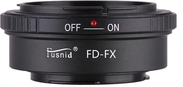 FD-FX Adapterring von FD-FX für Canon FD FL Mount Objektive auf Fujifilm X Mount für Fuji X-A10 X-M1 X-E3 X-E2 T1 Kameras, Schwarz - Bild 1