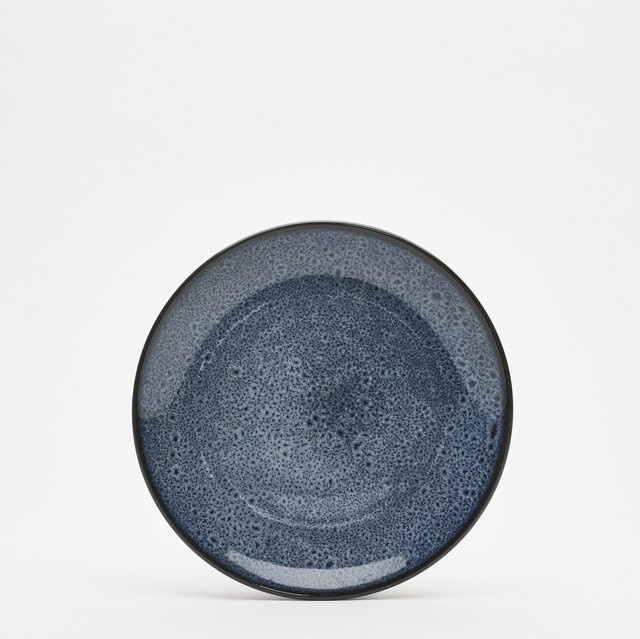 Dessertteller Töchter & Söhne MAX aus Keramik in Blau und Schwarz, Durchmesser: 21,4 cm - Bild 1