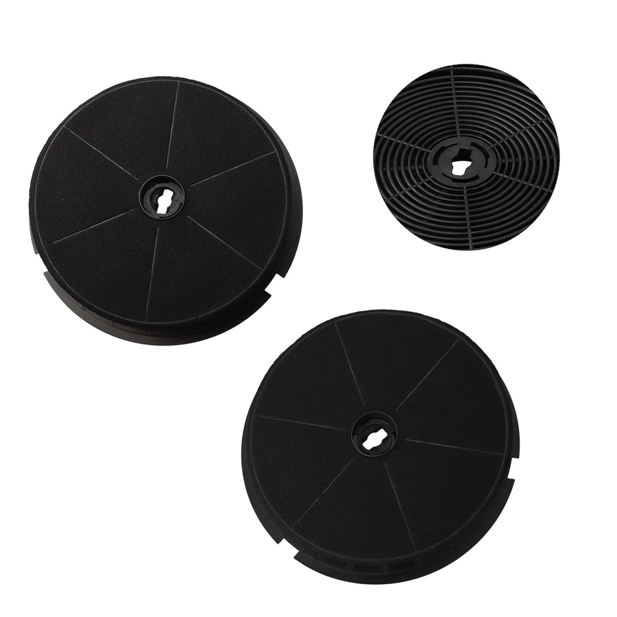 Vibratite Aktivkohlefilter für Refsta K25 Dunstabzugshaube, Schwarz, Durchmesser: 19 cm - Bild 2