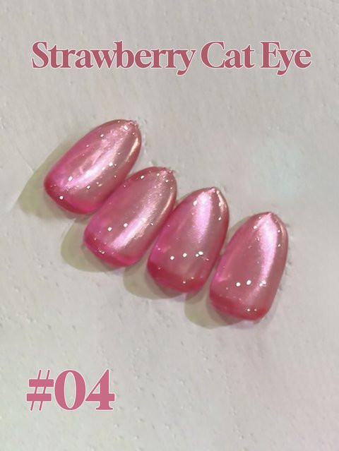 PSK Nagellack, Erdbeer-Rosa, Glitzer - Bild 1