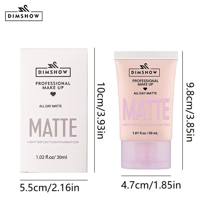 DIMSHOW Foundation, mattierend, Creme - Bild 3
