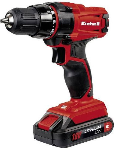 Einhell Power X-Change Akku-Bohrschrauber TC-CD 18-2 Li in Rot/Schwarz mit 18V Akku - Bild 1