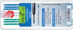Pica Dry Spezialminen Set 8-teilig wasserstrahlfest in Blau, Grün und Weiß - Bild 1